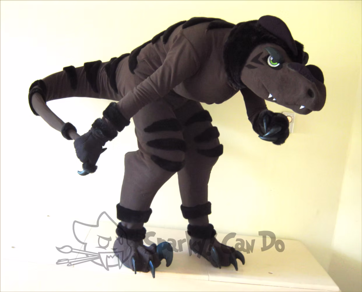SparkyCanDo fursuit — Raptor, 2007-2010