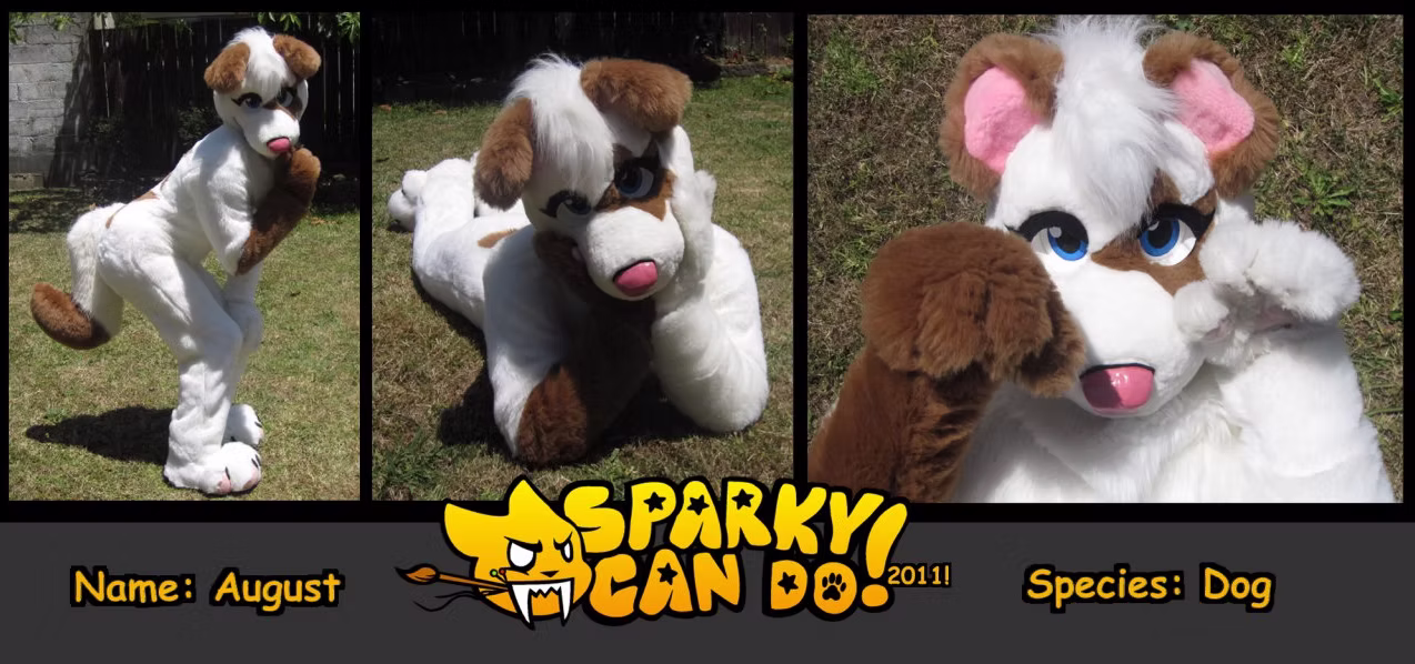 SparkyCanDo fursuit — August, 2011