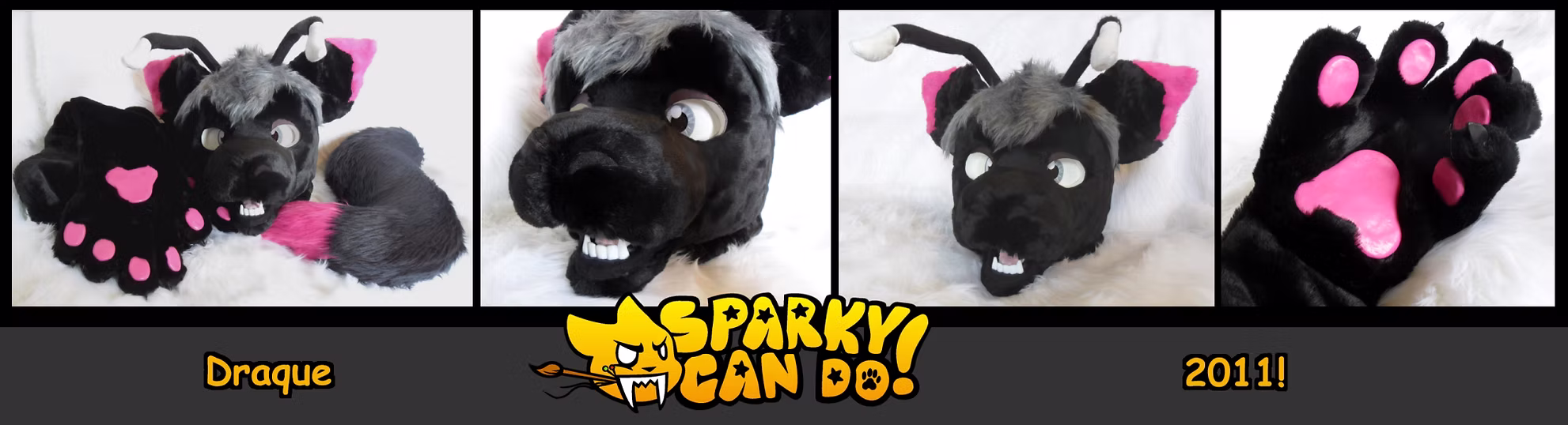 SparkyCanDo fursuit commission photo, 2011