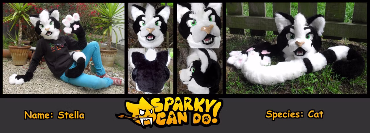 SparkyCanDo fursuit — Stella, 2011