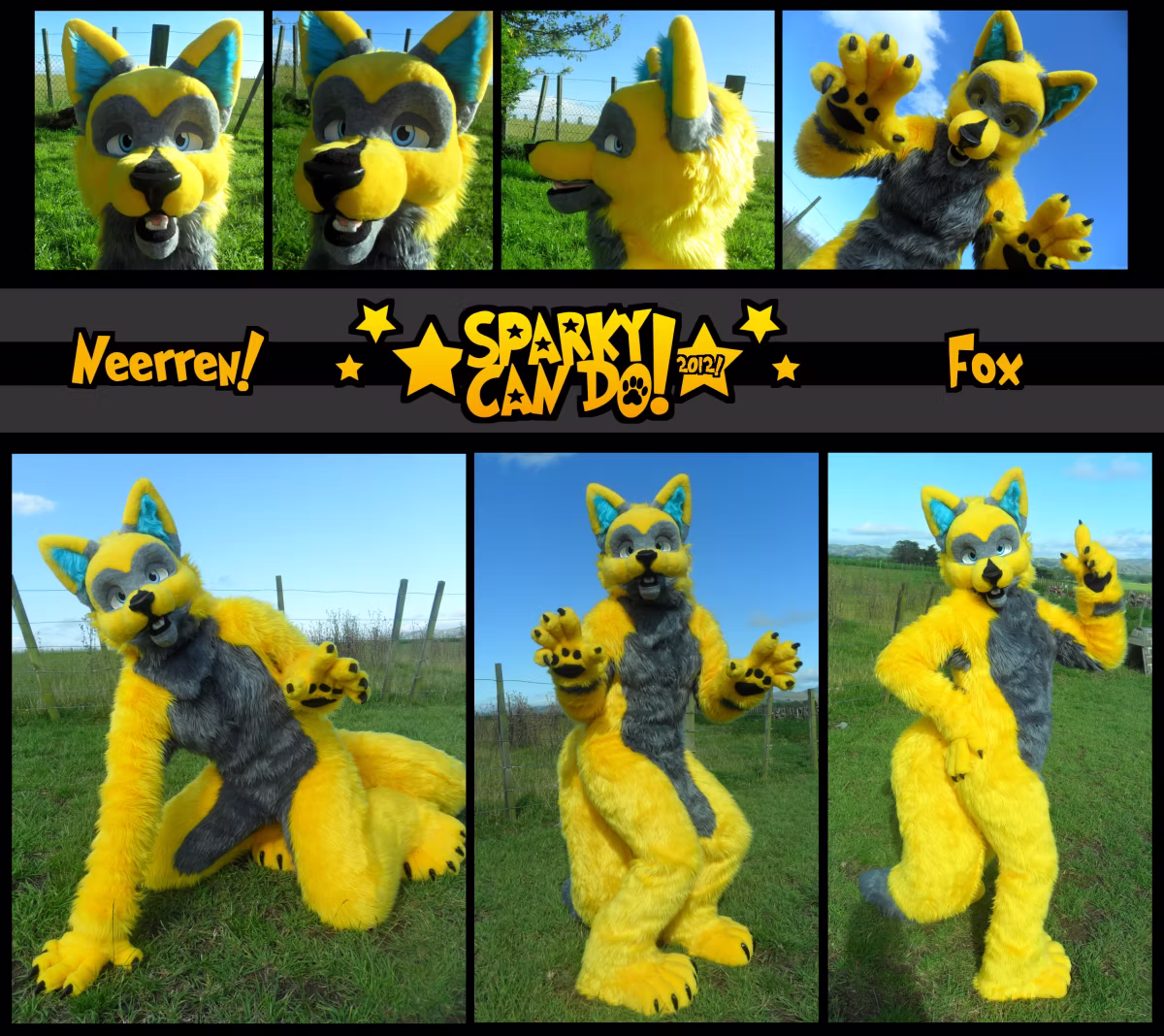 SparkyCanDo fursuit — Neerren, 2012