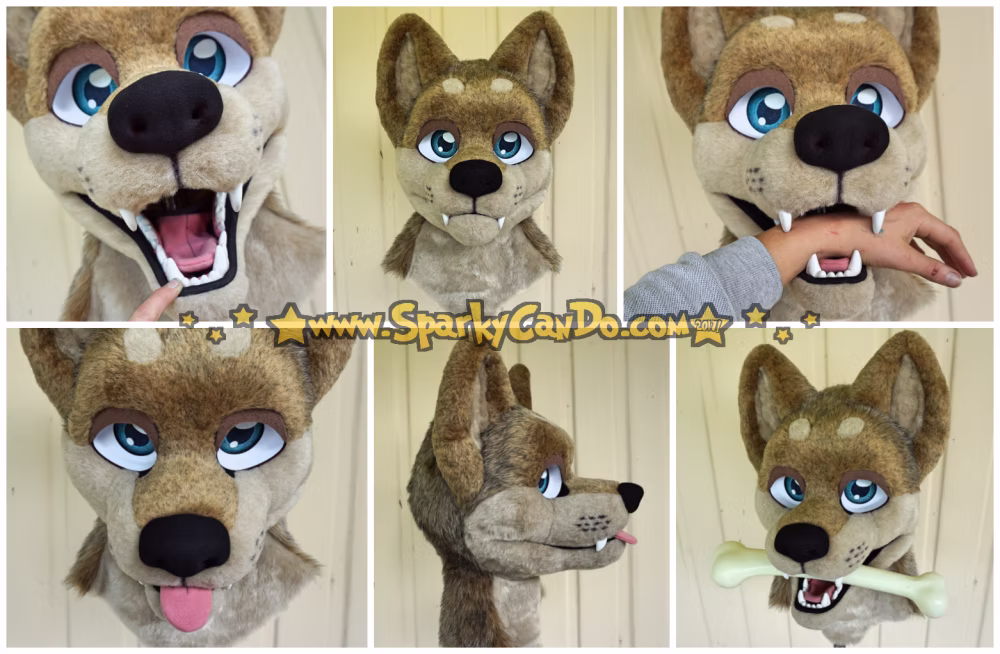 SparkyCanDo fursuit commission photo, 2017