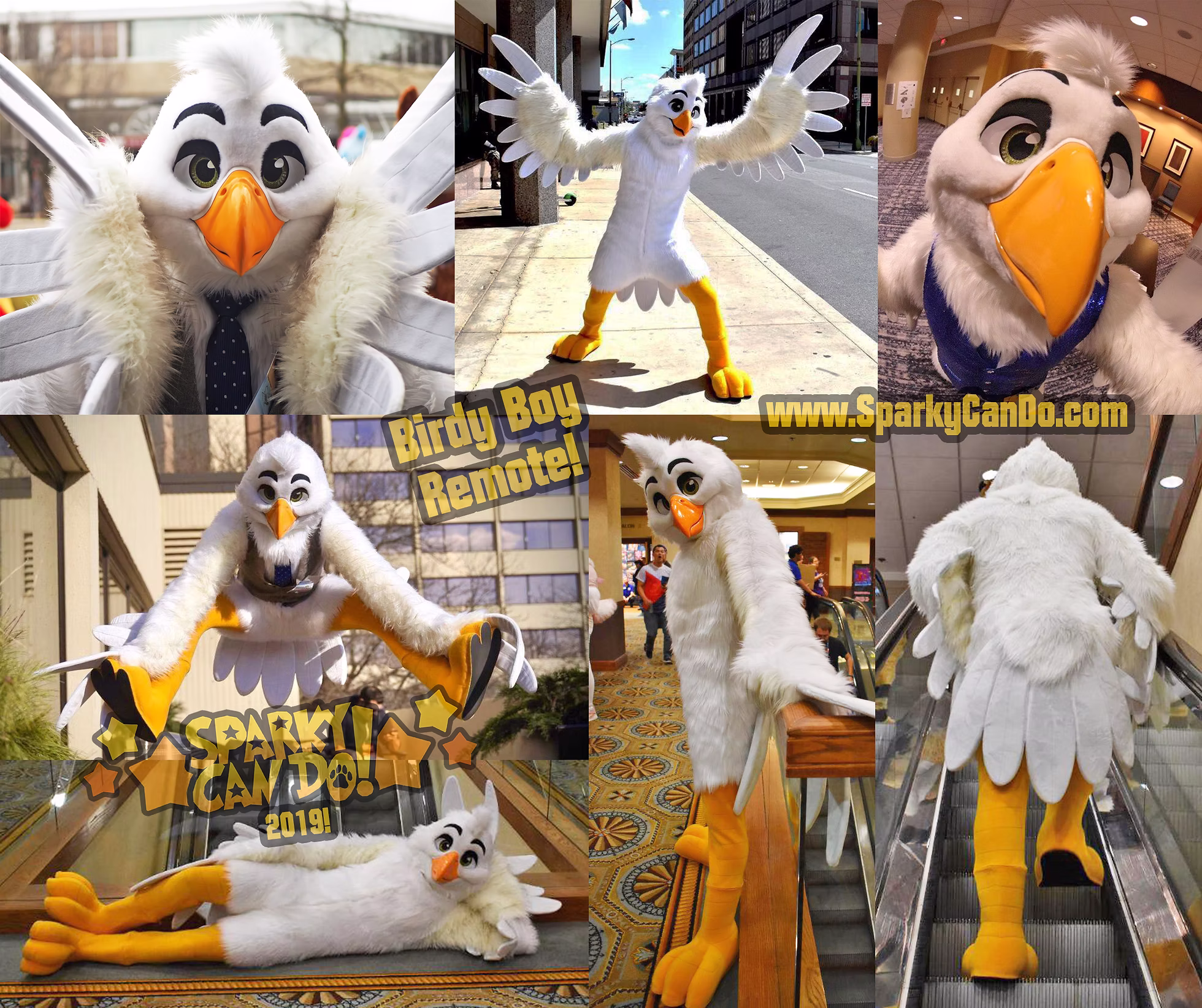 SparkyCanDo fursuit — Remote, 2019