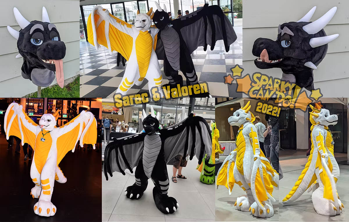 SparkyCanDo fursuit — Dragons, 2022